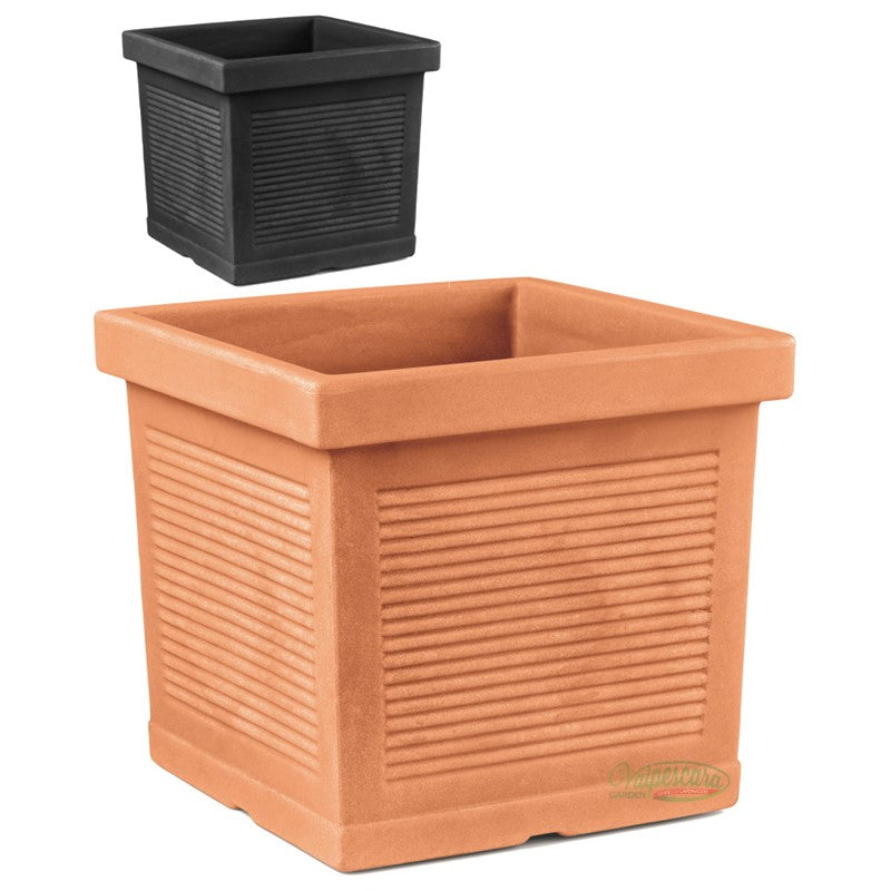 6PZ VASO QUADRO LAURUS cm. 35x35x33 h 6PZ VASO QUADRO LAURUS cm. 35x35x33 h
