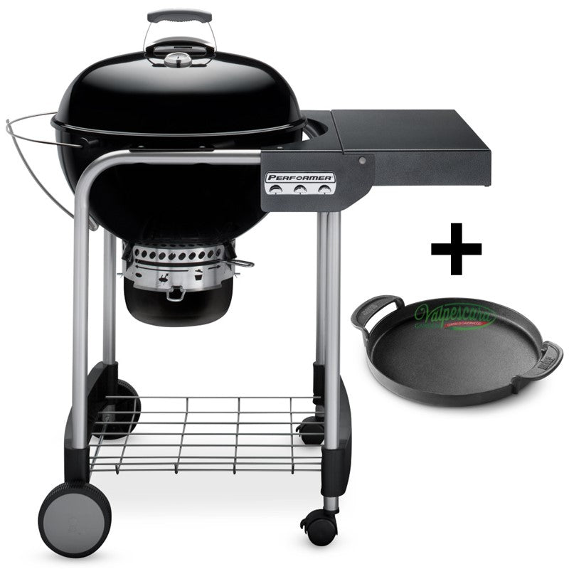 Barbecue a carbone Performer GBS cm 57 + Piastra in Ghisa (15301053 + 7421)