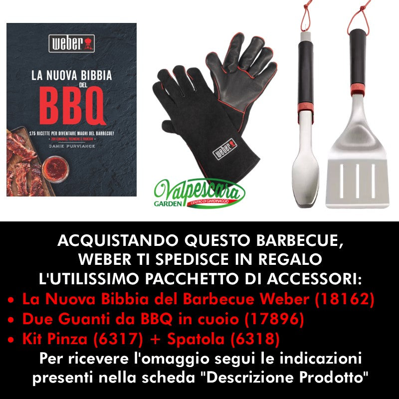 Barbecue a gas Spirit II E-320 GBS con fornello (45012129)