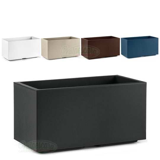 Fioriera 100 x 100 x 45 cm Acciaio zincato Verde Fioriera 100 x 100 x 45 cm Acciaio zincato Verde