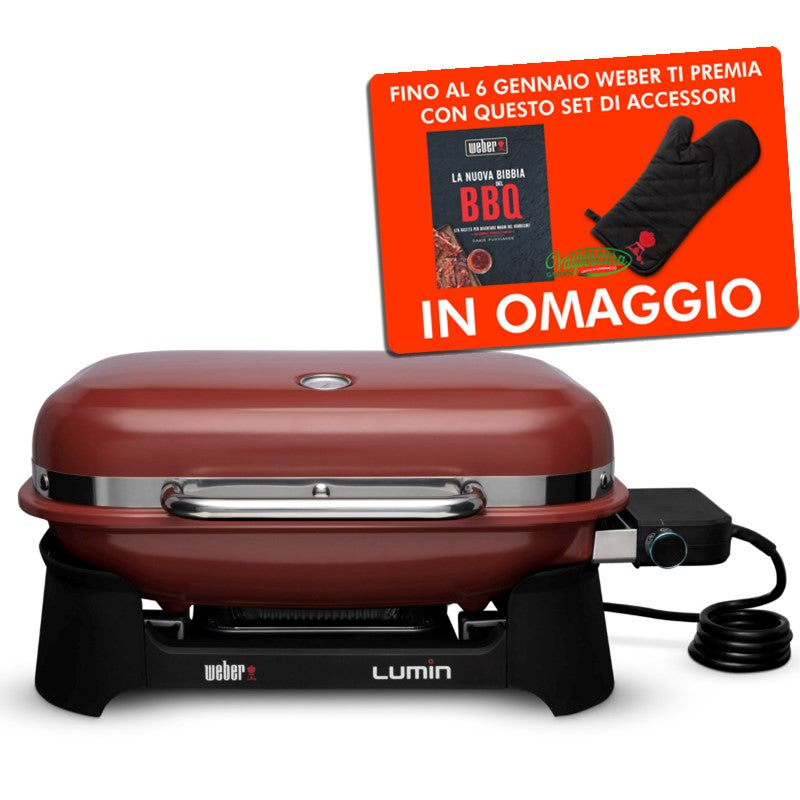 Barbecue Elettrico Lumin Large - Rosso (92040953)