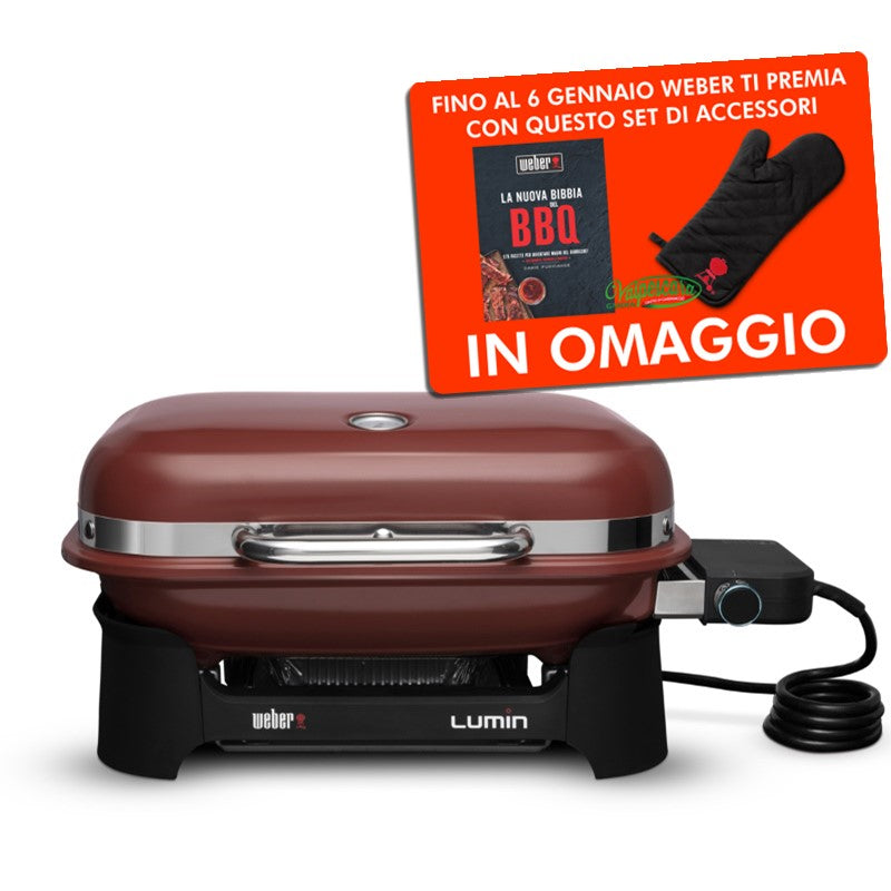 Barbecue Elettrico Lumin Compact - Rosso (91040953)