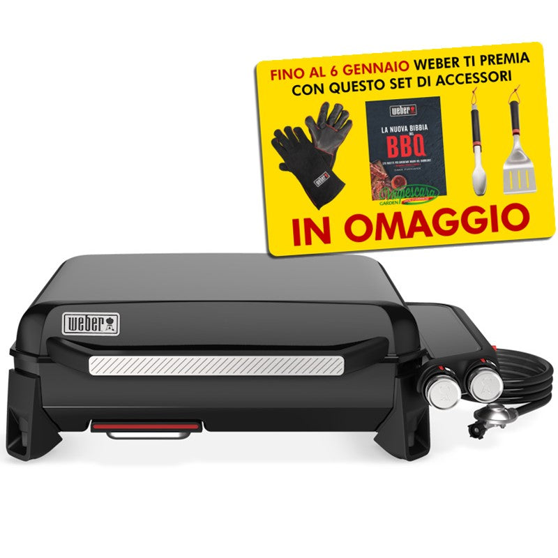 Barbecue a Gas Piastra Premium Weber Slate GP 56 cm - 2 Bruciatori (1500244)