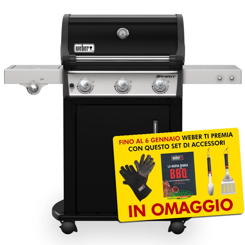 Barbecue a gas Spirit E-325 GBS con Fornello (46712229)