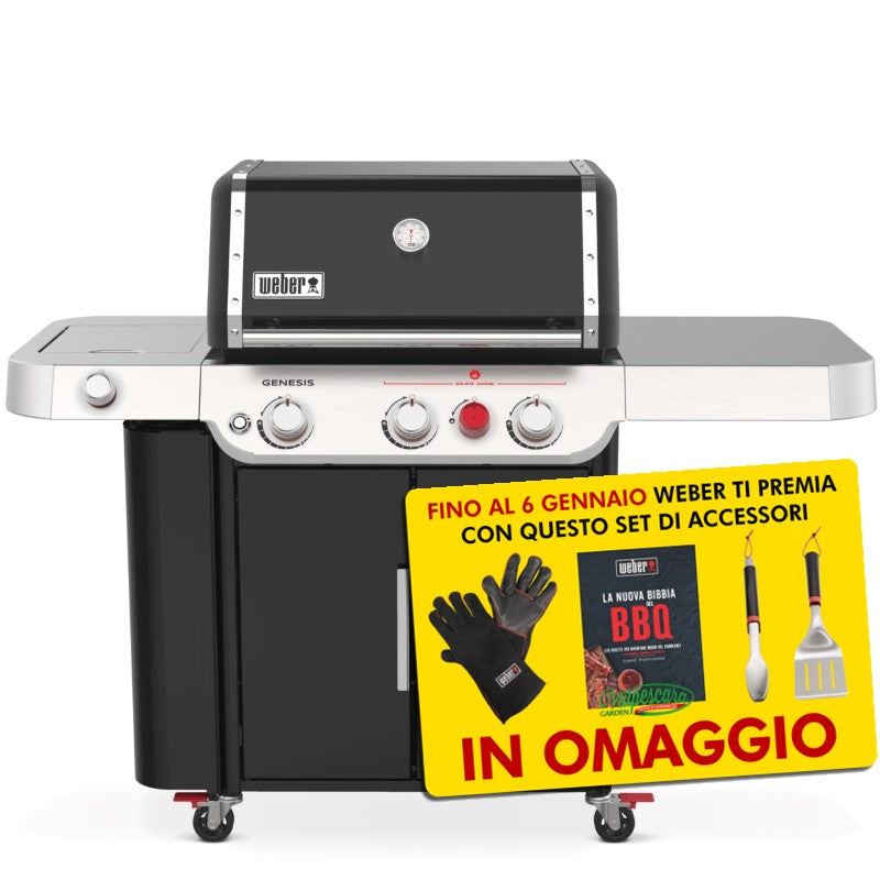 Barbecue a gas Genesis E-335 con fornello (35410029)