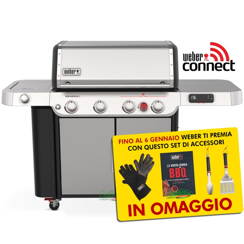 Barbecue a gas Genesis SX-435 con fornello (36600029)