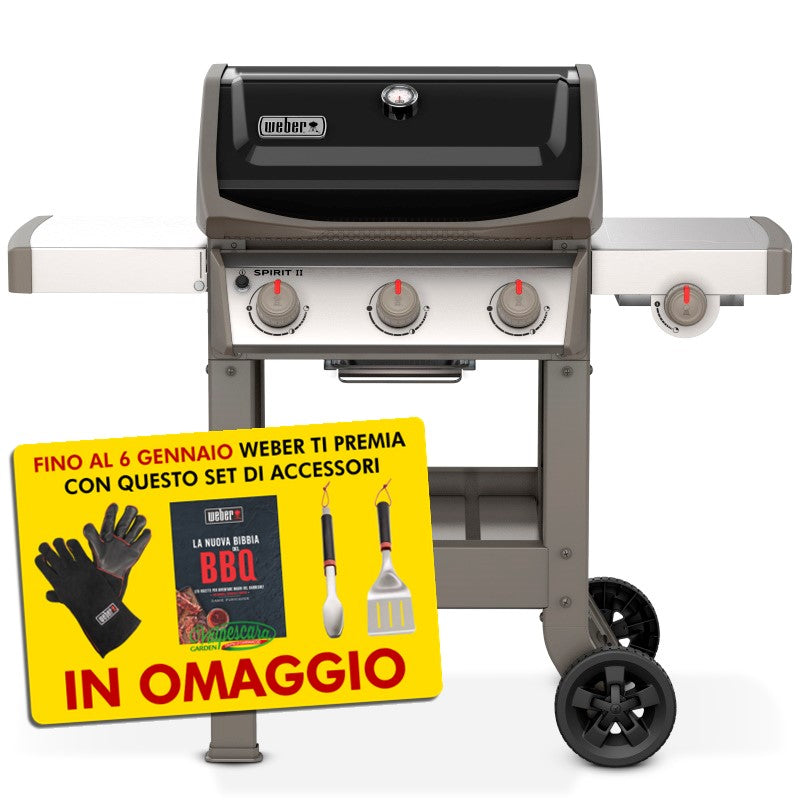 Barbecue a gas Spirit II E-320 GBS con fornello (45012129)