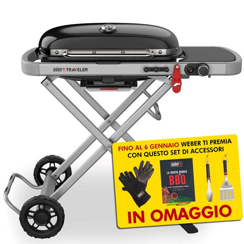 Barbecue a Gas Traveler con Carrello - Portatile (9010053)