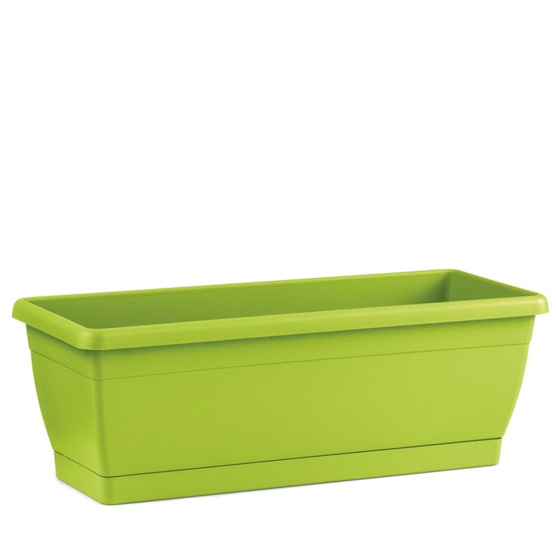 VASO Fioriera CASSETTA Da BALCONE Roxanne Con Sottovaso 40cm Veca - Foto 11