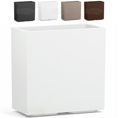 Cassetta Matheria Alta a doppia parete con rotelle cm 58x29x60h