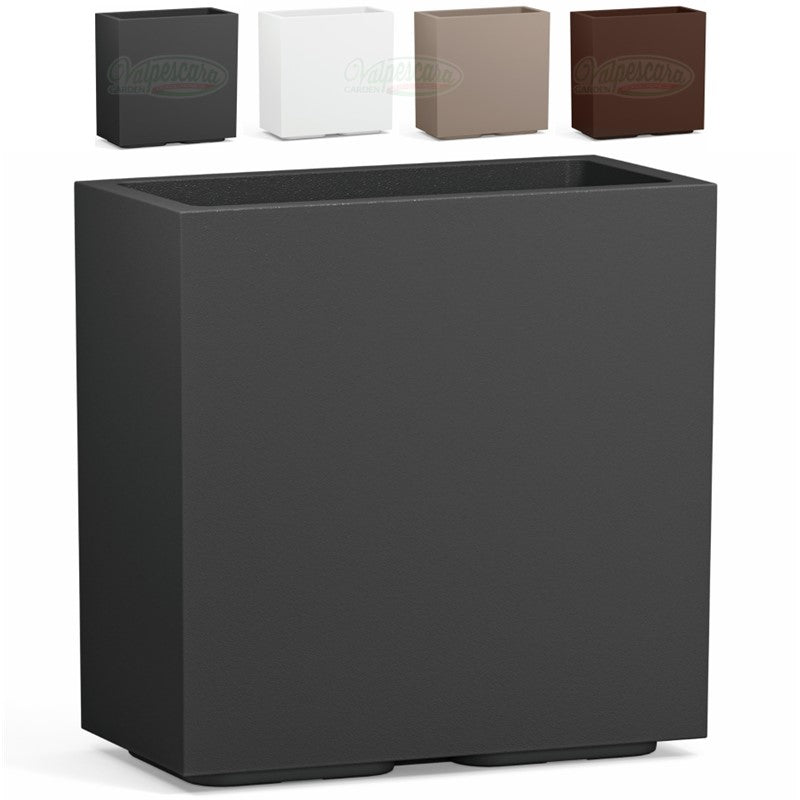Cassetta Matheria Alta a doppia parete con rotelle cm 58x29x60h