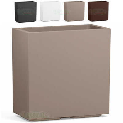 Cassetta Matheria Alta a doppia parete con rotelle cm 58x29x60h
