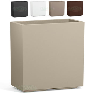 Cassetta Matheria Alta a doppia parete con rotelle cm 58x29x60h
