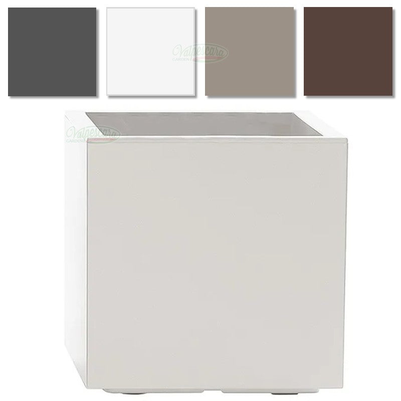 Vaso Quadro Kebe Greener doppia parete con rotelle cm 40