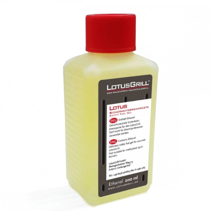 Gel Combustibile per barbecue LotusGrill 200 ml e 500 ml