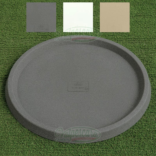 Vaso Rotondo In Plastica Sandy - Grigio, 26,2x26,2x22,2 Cm - Leggero E Resistente Per Piante Da Interno/Esterno - 5