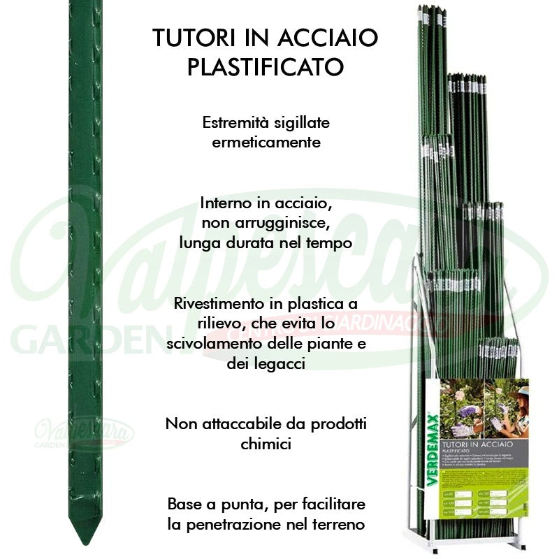 Tutori in acciaio plastificato