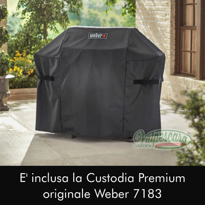 Barbecue a gas Spirit II E-320 GBS con fornello + Custodia (45012129 + 7183)