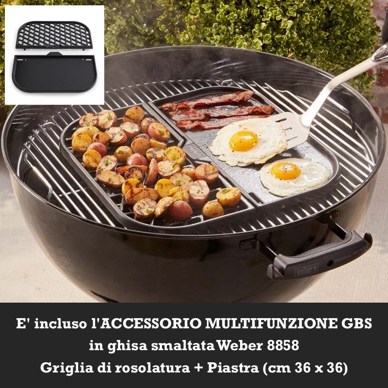 Barbecue a carbone Master Touch Premium GBS cm 57 E-5770 + Griglia (17301004 + 8858)