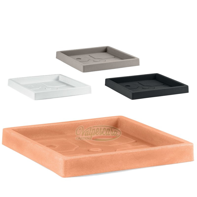 Sottovaso Quadrato ''Quadro Basic'' Per Fiori E Piante Da Esterno. / 38 - Foto 5