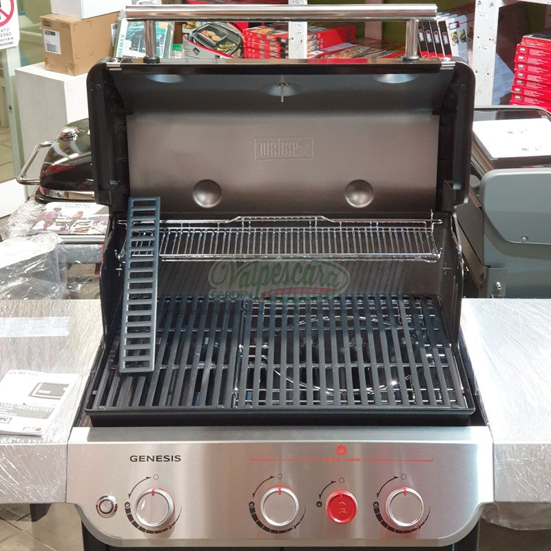 Cestello Griglia In Acciaio Inox Per Weber Genesis - Per Verdure, Pesce, Carne, Con Manico Staccabile - Foto 4