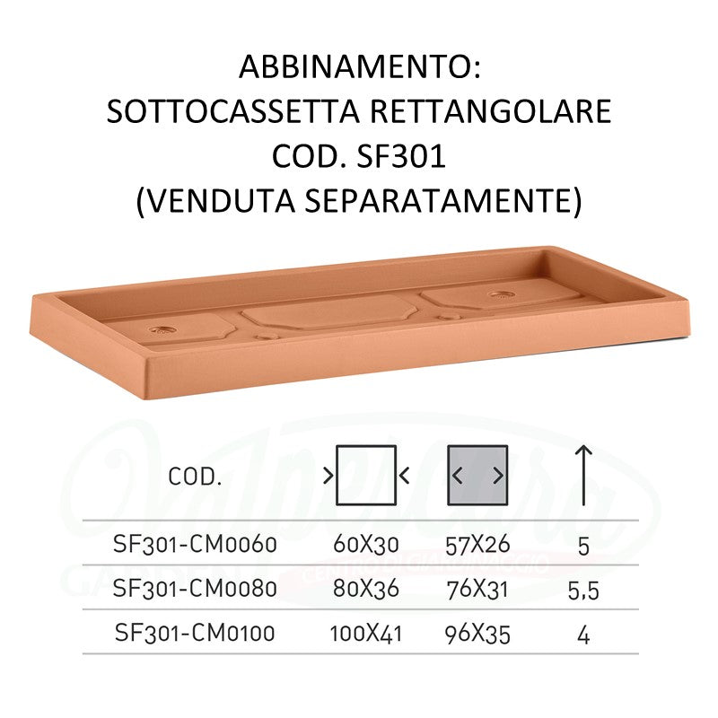 Cassetta Millerighe Teraplast Classic 100 Cm – Anticato, Opaca, 100% Riciclabile, Made In Italy - 4