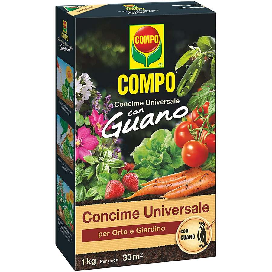 Concime granulare Compo Universale con Guano kg 1
