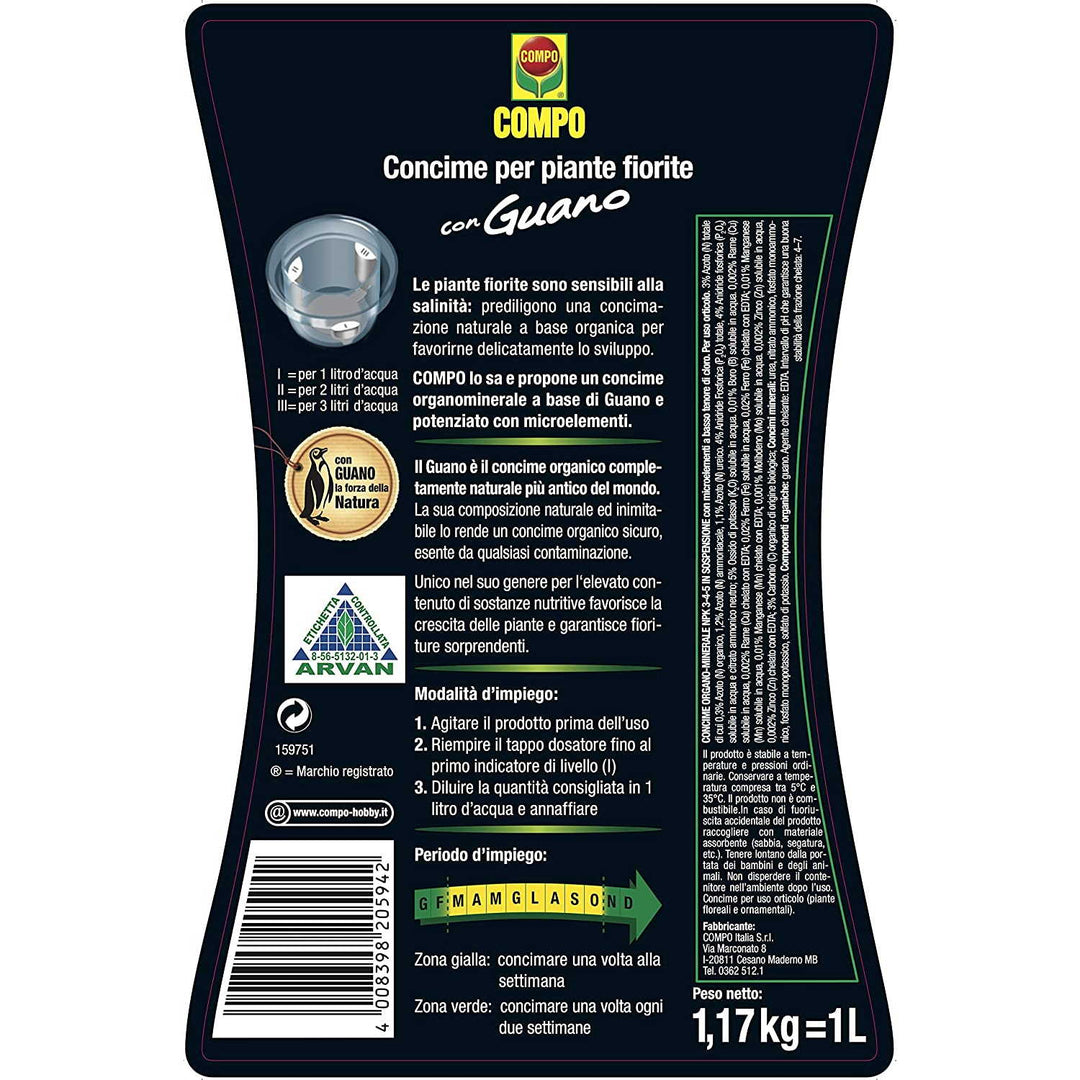 Concime liquido piante Fiorite Compo