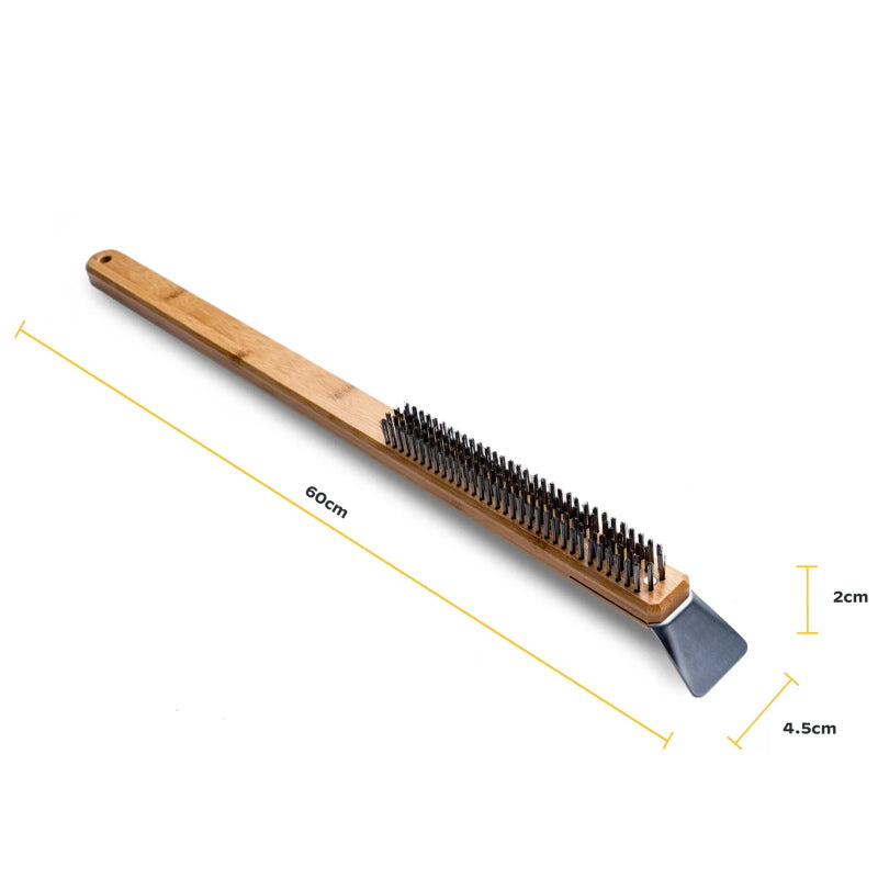 Estink Spazzola per Barbecue, Set Pulizia Griglia 3 in 1 in Acciaio Inox con Spazzola Raschietto e Spatola per Grill Accessori Esterna Estink Spazzola per Barbecue, Set Pulizia Griglia 3 in 1 in Acciaio Inox con Spazzola Raschietto e Spatola per Grill Accessori Esterna